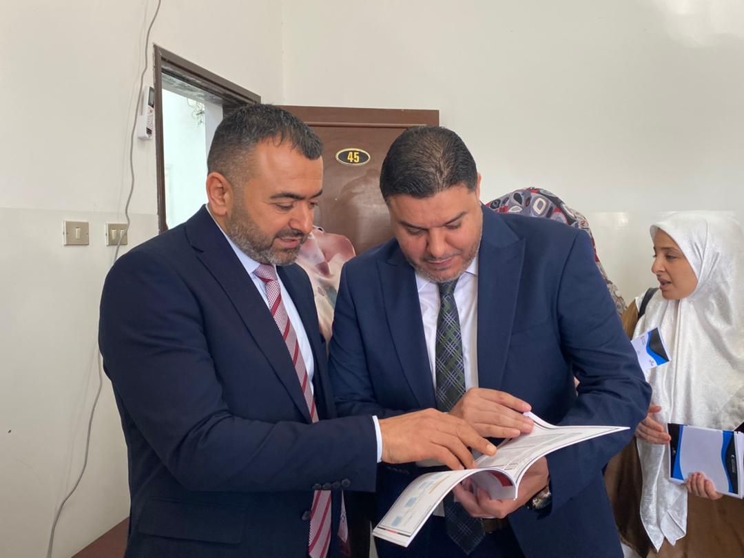 في إطار استعدادات كلية الطب البشري بجامعة مصراتة لتجديد الاعتماد المؤسسي تستقبل الكلية  فريق التدقيق من المركز الوطني لضمان الجودة 