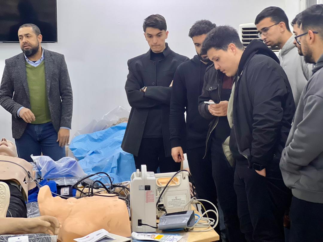 متابعة لمحاضرة تدريبية معملية  ECG training, leads application للسنة الرابعة للدفعة 24